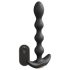Dorcel Flexi Balls - nabíjecí anální vibrátor s rádiovým ovládáním (černý)