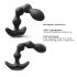 Dorcel Flexi Balls - nabíjecí anální vibrátor s rádiovým ovládáním (černý)