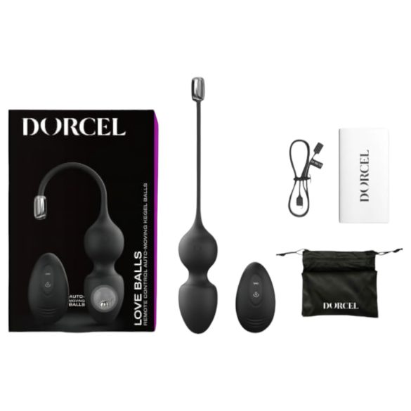 Dorcel Láska Kuličky - magnetické duální kuličky (černé)