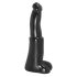AnimHole Bull - býčí penis dildo - 25 cm (černé)