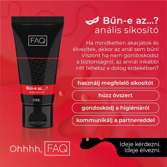 FAQ - Je hříchem…? anální lubrikant (50 ml)