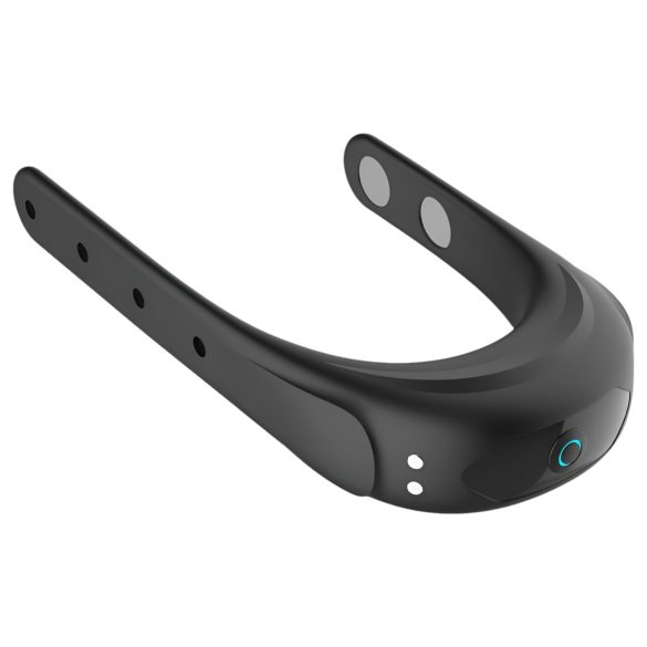 Funny Me - akumulátorový, nastavitelný vibrační erekční kroužek (černý)