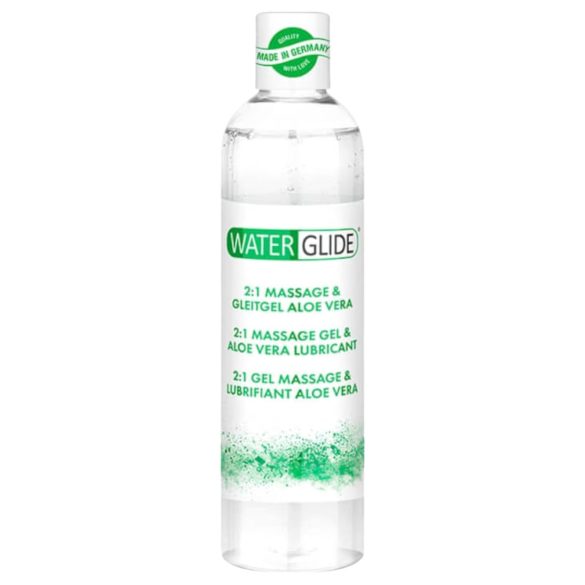 Waterglide 2v1 – lubrikant a masážní gel Aloe Vera (300 ml)