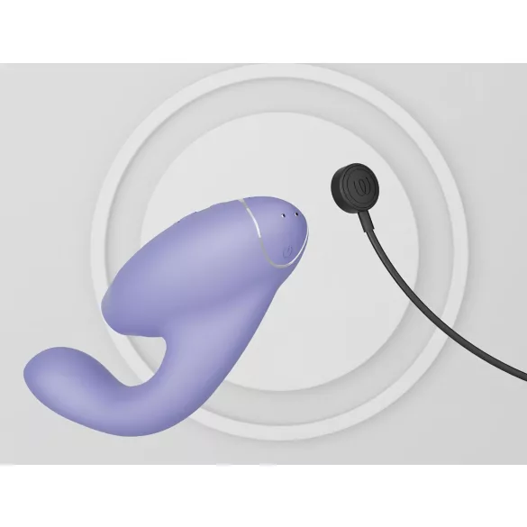 Womanizer Duo 2 - vibrátor na G-bod a klitoris - fialová