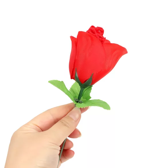 Panty Rose - tanga v růži - červená - S-L