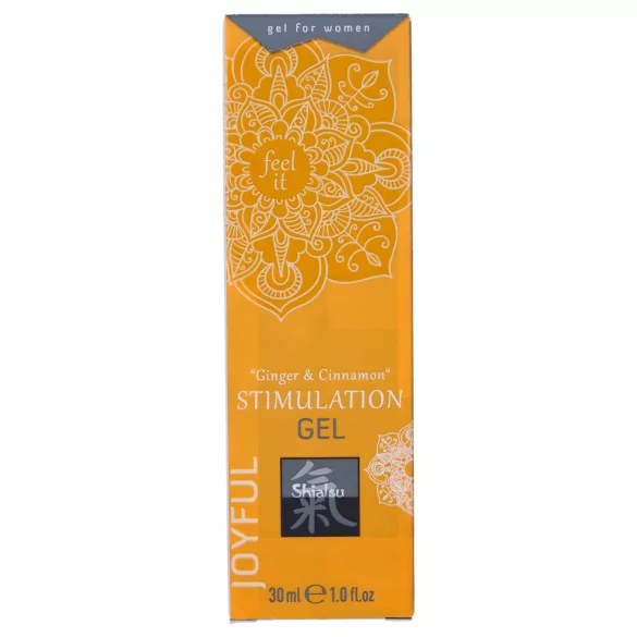 HOT Shiatsu - stimulační krém pro ženy - zázvor a skořice - 30 ml