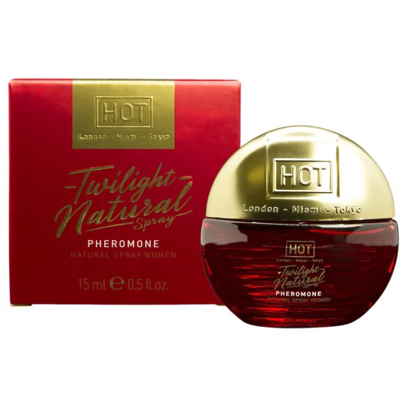 HOT Twilight Natural - feromonový parfém pro ženy (15 ml) - bez vůně