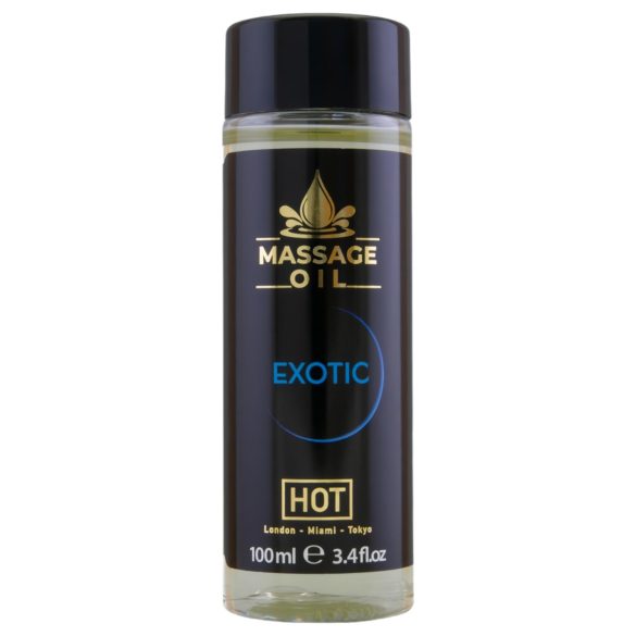 HOT masážní olej s exotickou vůní - péče o pleť (100 ml)