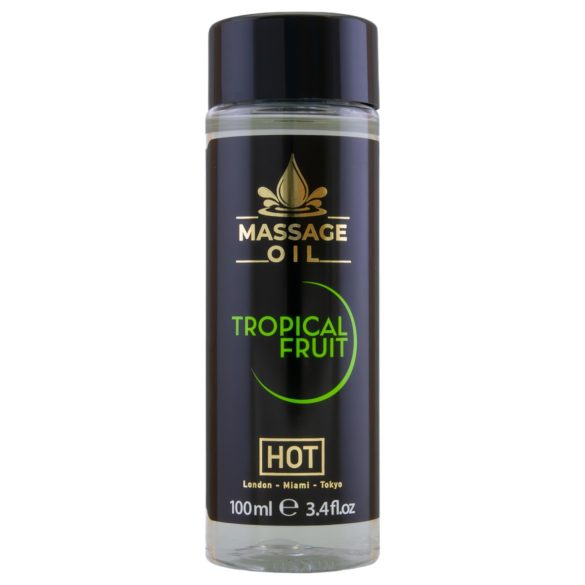 HOT masážní olej na péči o pleť - tropické ovoce (100 ml)