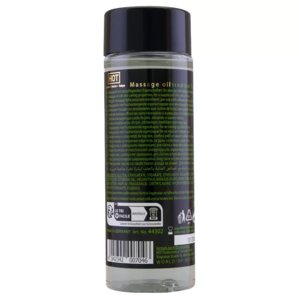 HOT - masážní olej - tropické ovoce - 100ml