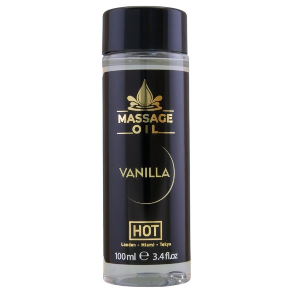 HOT - masážní olej na pokožku - vanilka - 100 ml