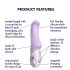 Satisfyer Charming Smile - vodotěsný, akumulátorový G-bod vibrátor (fialový)