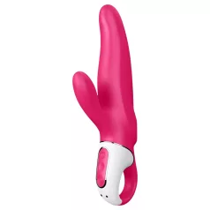   Satisfyer Mr. Rabbit - vodotěsný vibrátor s klitorálním ramínkem (růžový)