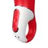 Satisfyer Power Flower - nabíjecí, vodotěsný vibrátor (červený)