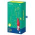 Satisfyer Power Flower - nabíjecí, vodotěsný vibrátor (červený)