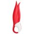 Satisfyer Power Flower - nabíjecí, vodotěsný vibrátor (červený)