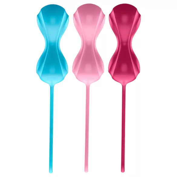 Satisfyer - venušiny kuličky set - pohyblivé kuličky - 3 ks