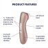 Satisfyer Pro 2+ - Nabíjecí klitorální stimulátor vibrátor (hnědý)