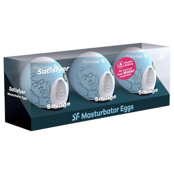 Satisfyer Egg Savage - vajíčko masturbační sada (3 ks)