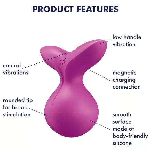 Satisfyer Viva la Vulva 3 - vibrátor na klitoris (fialový)