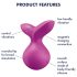 Satisfyer Viva la Vulva 3 - vibrátor na klitoris (fialový)