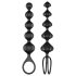 Satisfyer Love Beads - kuličková anální sada (černá)