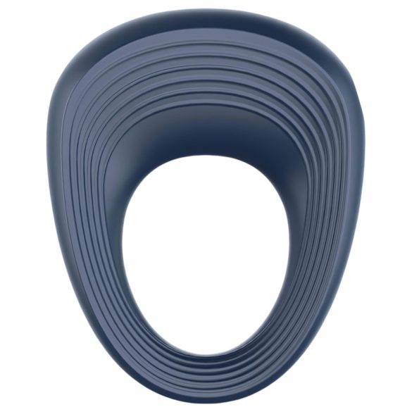 Satisfyer Power Ring - vibrační erekční kroužek - vodotěsný - šedý
