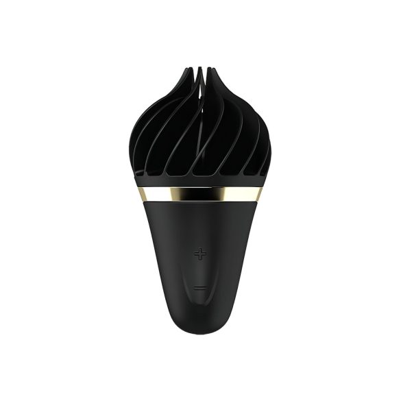 Satisfyer Sweet Treat - akumulátorový rotační klitorální vibrátor (černý)