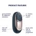 Satisfyer Dark Desire - akumulátorový vibrátor na klitoris (černý)