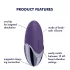 Satisfyer Purple Pleasure - vibrátor na klitoris - dobíjecí - fialový