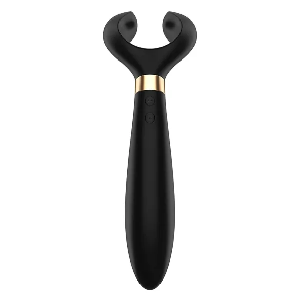 Satisfyer Endless Fun - párový vibrátor - akumulátor, vodotěsný, černý