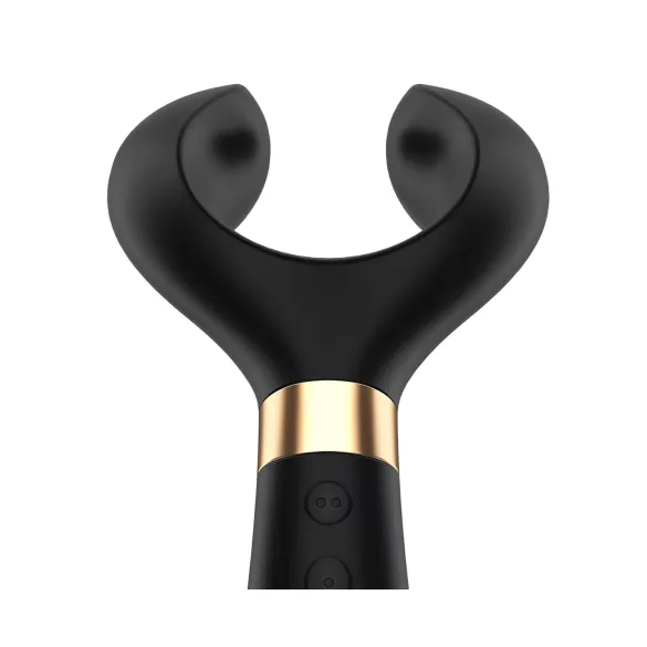 Satisfyer Endless Fun - párový vibrátor - akumulátor, vodotěsný, černý
