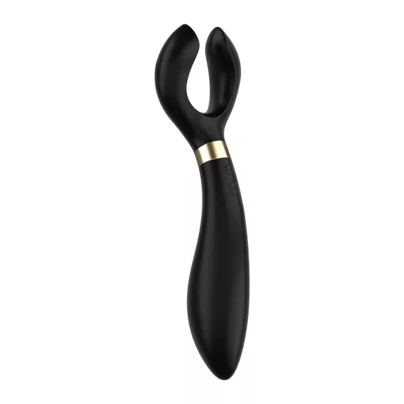 Satisfyer Endless Fun - párový vibrátor - akumulátor, vodotěsný, černý