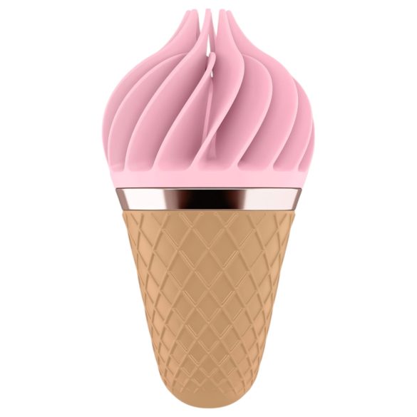 Satisfyer Sweet Treat - dobíjecí rotační klitorisový vibrátor (růžovo-hnědý)