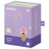 Satisfyer Sweet Treat - akumulátorový, rotační klitoriální vibrátor (růžovo-hnědý)