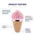 Satisfyer Sweet Treat - akumulátorový, rotační klitoriální vibrátor (růžovo-hnědý)