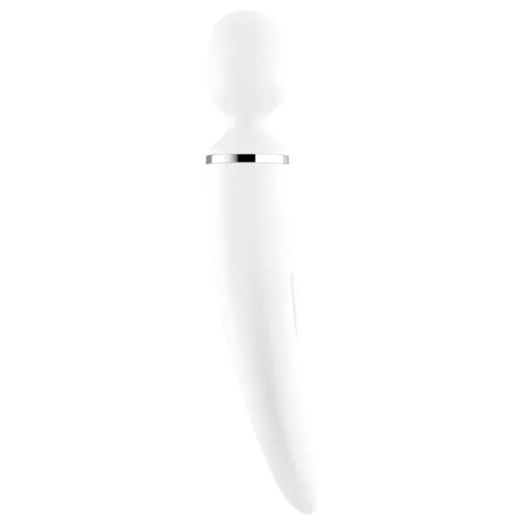 Satisfyer Wand-er Woman - vodotěsný masážní vibrátor (bílý)