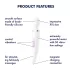 Satisfyer Wand-er Woman - vodotěsný masážní vibrátor (bílý)