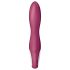 Satisfyer Heated Affair - vyhřívaný vibrátor s klitorálním ramenem (červený)