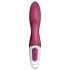 Satisfyer Heated Affair - vyhřívaný vibrátor s klitorálním ramenem (červený)