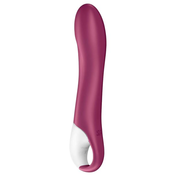 Satisfyer Big Heat - dobíjecí, hřejivý G-bod vibrátor (červený)