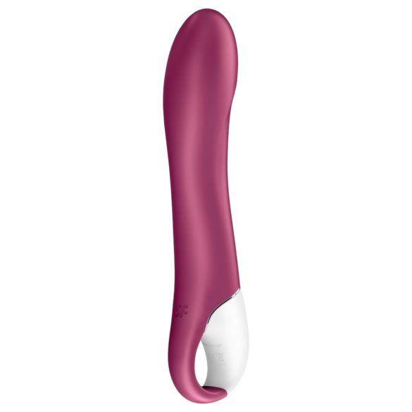 Satisfyer Big Heat - dobíjecí, hřejivý G-bod vibrátor (červený)