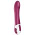 Satisfyer Big Heat - dobíjecí, vyhřívaný vibrátor na bod G (červený)