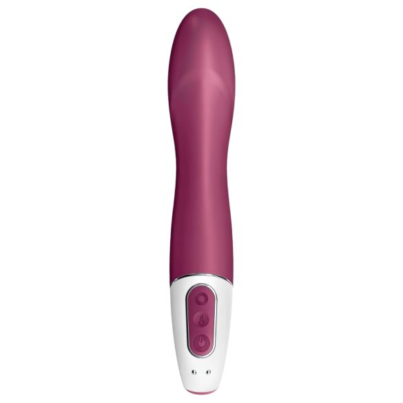 Satisfyer Big Heat - dobíjecí, hřejivý G-bod vibrátor (červený)