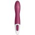 Satisfyer Big Heat - dobíjecí, vyhřívaný vibrátor na bod G (červený)