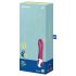 Satisfyer Big Heat - dobíjecí, vyhřívaný vibrátor na bod G (červený)
