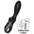 Satisfyer Heat Climax - chytrý hřejivý anální vibrátor (černý)