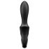Satisfyer Heat Climax - chytrý hřejivý anální vibrátor (černý)