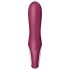 Satisfyer Hot Bunny - chytrý vyhřívací vibrátor s klitorální zahnutím (červený)