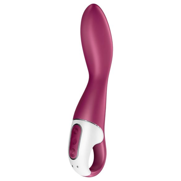 Satisfyer Heated Thrill - chytrý hřejivý vibrátor (červený)